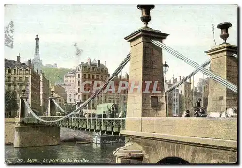 Cartes postales Lyon Le Pont de la Feuillee