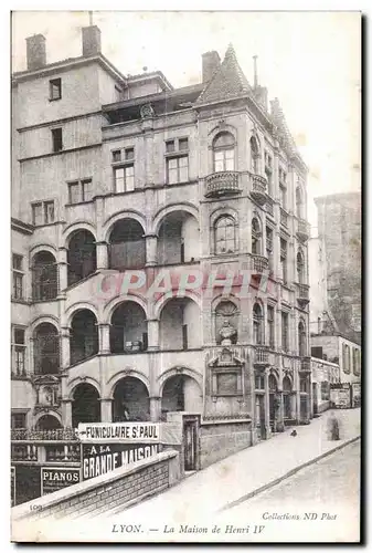 Ansichtskarte AK Lyon La Maison de Henri IV