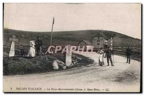 Ansichtskarte AK Ballon d alsace le borne departementale (Alsace et haut -rhin)