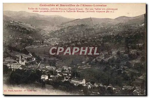 Cartes postales Curiosites et Merveilles de I Alsace Lorraine Vallee de Soulzeren pres de Munster (Haute Alsace)