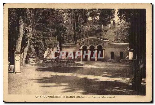 Cartes postales Charbonnieres les Bains (Rhone) Source Marsonnat