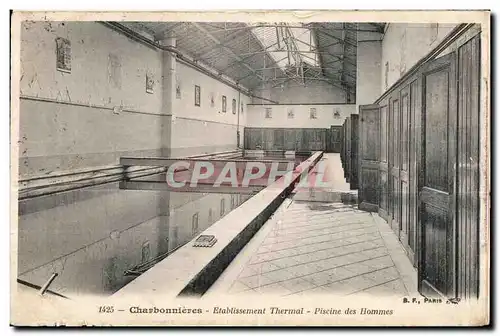 Cartes postales Charbonnieres Etablissement Thermal Piscine des Hommes