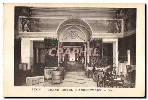 Ansichtskarte AK Lyon Grand Hotel D Angleterre Hall