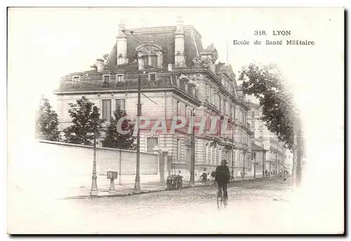 Cartes postales Lyon Ecole de Sante Militaire