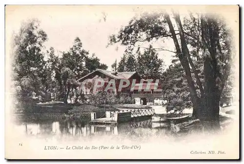 Cartes postales Lyon Le Chalet des Iles (Pare de la Tete d Or)