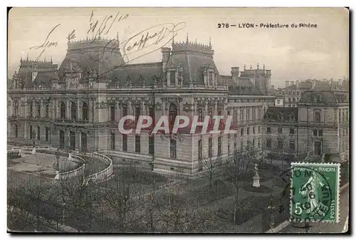 Cartes postales Lyon Prefecture du Rhone