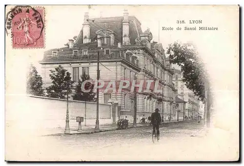 Cartes postales Lyon Ecole Sante Militaire