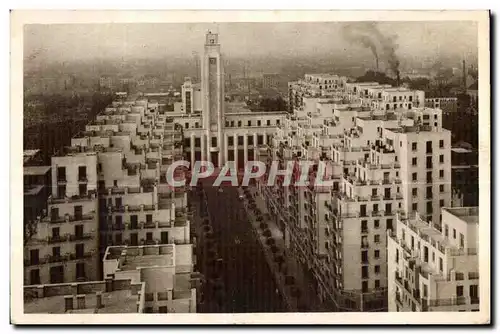 Cartes postales Villeurbanne (Rhone) Nouveau Centere d Urbanisme Vue prise d une des Tours de etoges