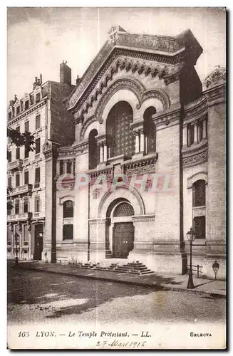 Ansichtskarte AK Lyon Le Temple Protestant LL