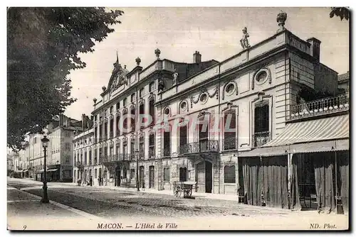 Cartes postales Macon L Hotel de Ville