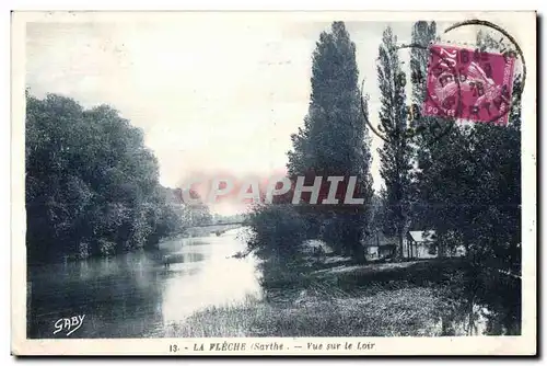 Cartes postales La Fleche (Sarthe Vue sur le Loir)