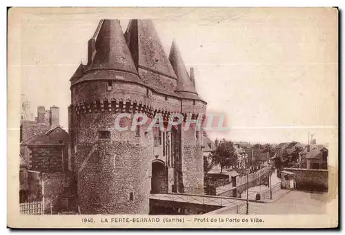 Cartes postales La Ferte Bernard (Sarthe) Profil de la Porte de ville