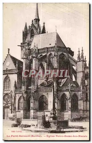 Cartes postales La Ferte Bernard (Sarthe) Eglise Notre Dame des Marais