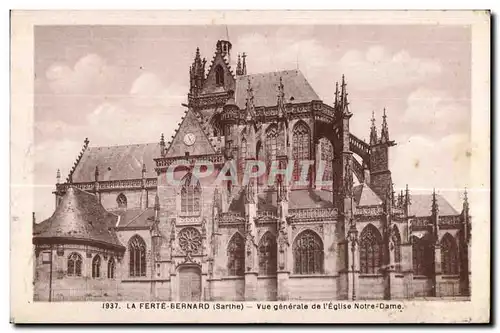 Ansichtskarte AK La Ferte Bernard (Sarthe) Vue generale de l Eglise Norte Dame