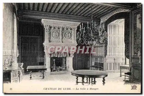 Cartes postales Chateau Du Lude La Salle a Manger