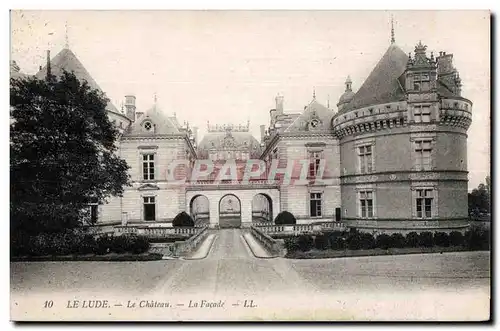 Cartes postales Le Lude Le Chateau La Facade LL