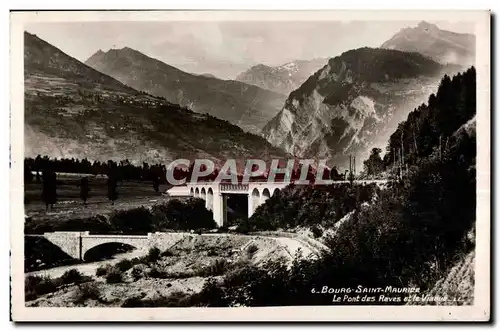 Cartes postales Bourg Saint Maurice Le Pont des Raves et le Viadue LL