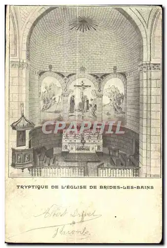 Ansichtskarte AK Tryptique de L Eglise de brides les bains