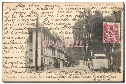 Cartes postales Une Rue de Brides les Bains