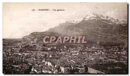 Cartes postales Chambery -Vue generale