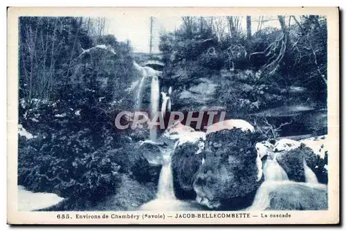 Ansichtskarte AK Environs de Chambery (Savoie) Jacob bellecombette la cascade