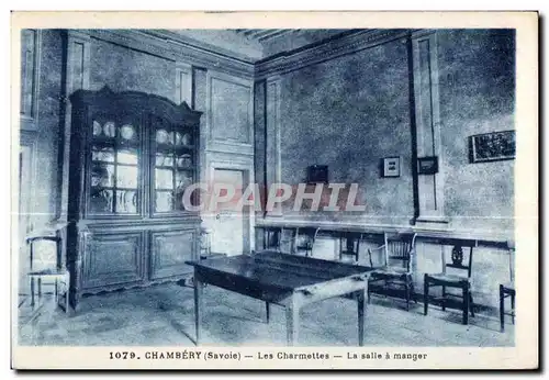 Cartes postales Chambery (Savoie) Les Charmettes la salle a manger