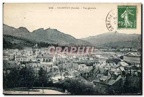 Cartes postales Chambery (Savoie)- Vue generale