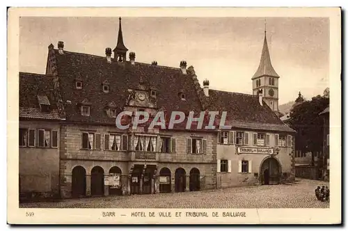 Ansichtskarte AK Hotel de ville et tribunal de bailliage