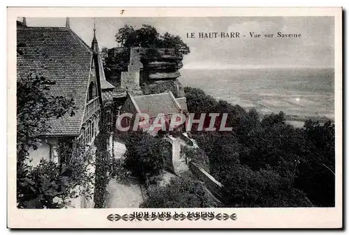 Cartes postales Le haut barr vue sur saverne