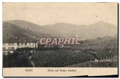 Cartes postales Barr blick auf ruine andlau