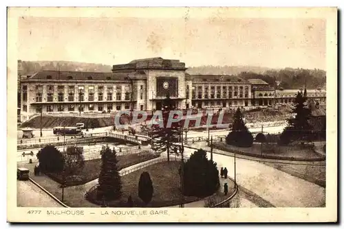 Ansichtskarte AK Mulhouse la nouvelle gare