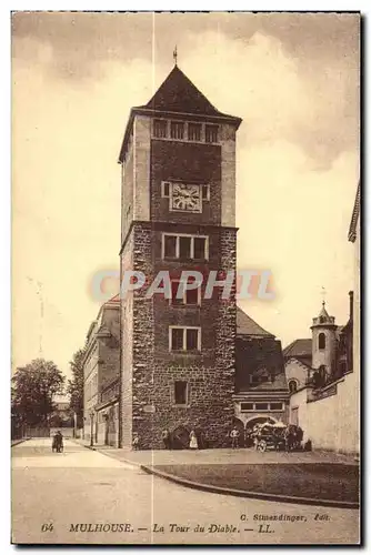 Cartes postales Mulhouse la tour du diable