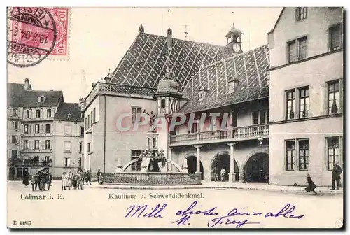 Cartes postales Colmar Kaufhaus u schwendidenkrmal