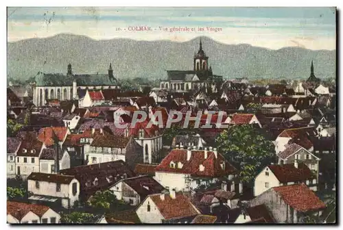 Cartes postales Colmar Vue generale les Vosges