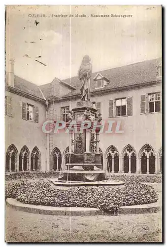 Ansichtskarte AK Colmar Interieur du Musee Monument Schoengauer