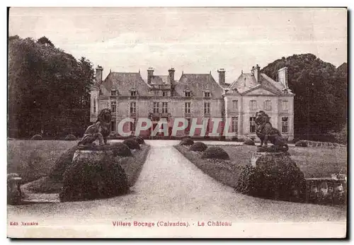 Ansichtskarte AK Villers Bocage (Calvados) Le Chateau Lion