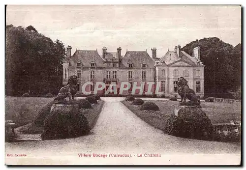 Cartes postales Villers Bocage (Calvados) Le Chateau Lion