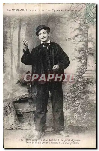 Ansichtskarte AK La Normandie La Ansichtskarte AK Types et Costumes Folklore