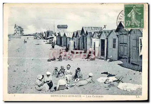 Cartes postales Bernieres Sur Mer Les Cabines