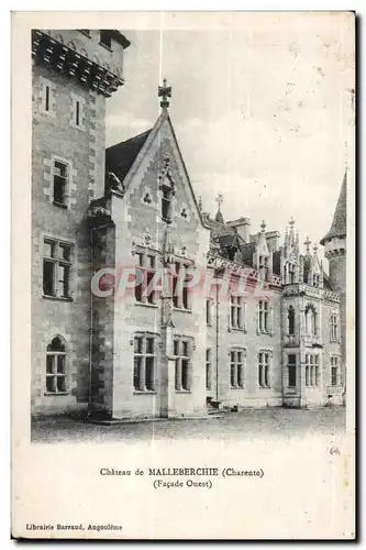 Cartes postales Charente de Malleberchie (Charente) (Facade Ouest)