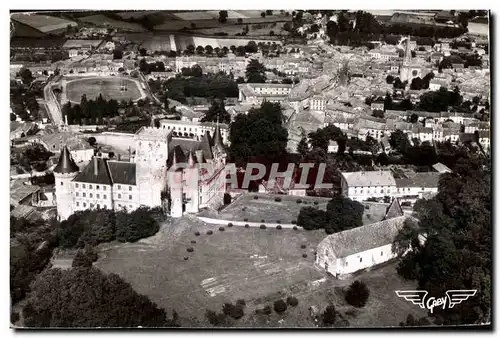 Moderne Karte La France Vue Du Ciel La Rochefoucauld (Charente) Vue generale au premier plan le chateau