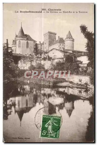 Cartes postales Charente La Rochefoucauld Le Chateau au Nord Est et la Tardoire