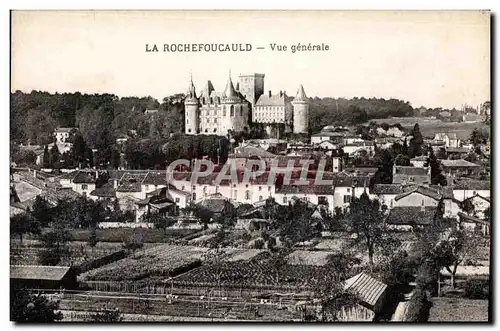 Cartes postales La Rochefoucauld Vue generale