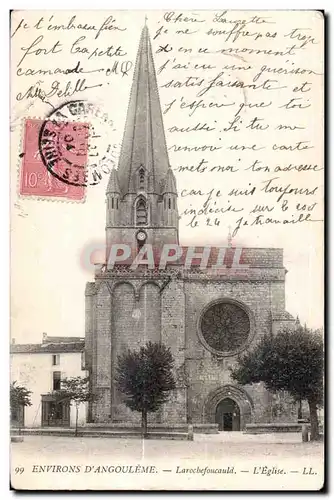 Ansichtskarte AK Environs D Angouleme Larochefoucauld L Eglise LL