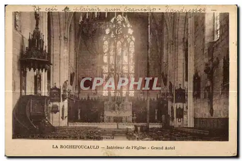 Ansichtskarte AK LA Rochefoucauld Interieur de I Eglise Grand Autel