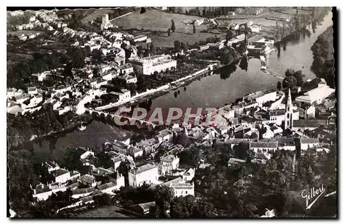 Ansichtskarte AK Confolens Vue Aerienne