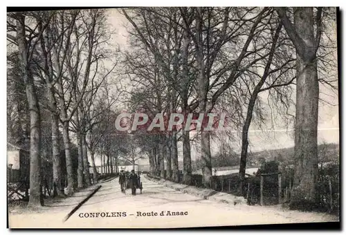 Cartes postales Confolens Route d Ansac