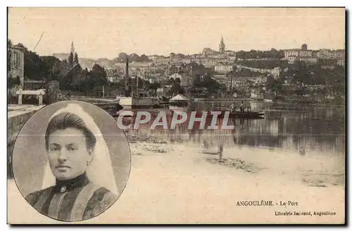 Ansichtskarte AK Angouleme Le Port Folklore Costume Coiffe