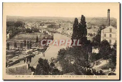 Ansichtskarte AK Angouleme Vue sur la Valle de la Charente et le Faubourg