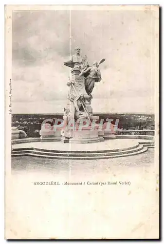 Ansichtskarte AK Angouleme Monument Carnot (par Raout Verlet)